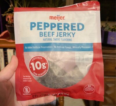 Peppered Beef Jerky, Peppered