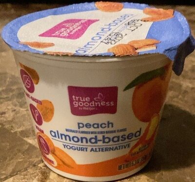 Peach Almond-Based Yogurt Alternative, Peach