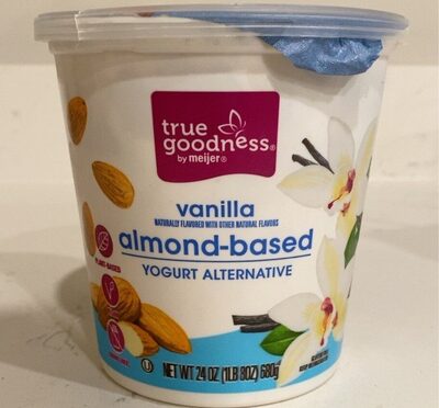 Vanilla Almond-Based Yogurt Alternative, Vanilla