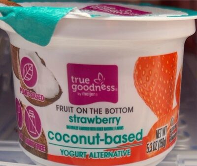 Strawberry Fruit On The Bottom Coconut-Based Yogurt Alternative, Strawberry