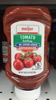 Tomato No Sugar Added Ketchup, Tomato