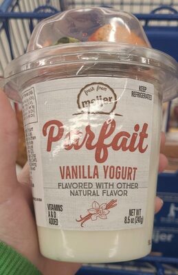 Vanilla Yogurt Parfait, Vanilla Yogurt