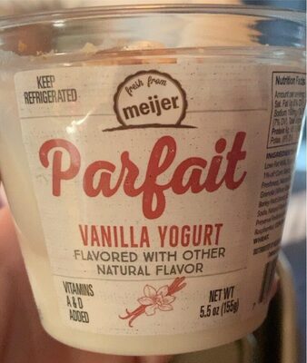 Vanilla Yogurt Parfait, Vanilla Yogurt