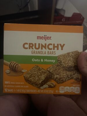 Oats & Honey Crunchy Granola Bars, Oats & Honey