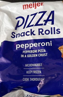 Pepperoni Pizza In A Golden Crust Pizza Snack Rolls, Pepperoni
