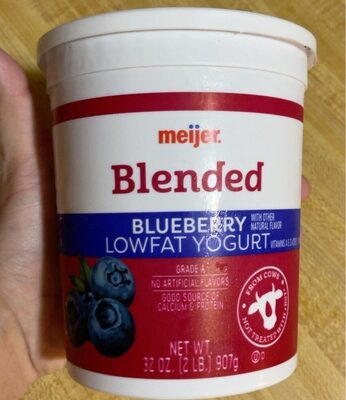 Blueberry Blended Lowfat Yogurt, Blueberry