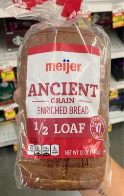 Ancient Grain Enriched Bread 1/2 Loaf, Ancient Grain