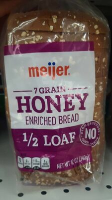7 Grain Honey Enriched Bread 1/2 Loaf, 7 Grain Honey
