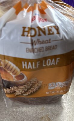 Honey Wheat Enriched Bread 1/2 Loaf, Honey Wheat