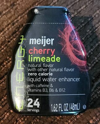 Cherry Limeade Energy Liquid Water Enhancer, Cherry Limeade