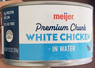 Chunk White Premium Chicken In Water, Chunk White In Water