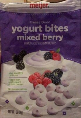 Mixed Berry Freeze Dried Yogurt Bites, Mixed Berry