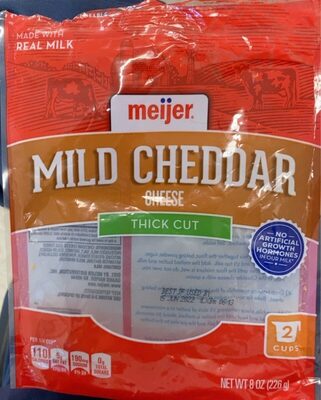 Mild Cheddar Thick Cut Cheese, Mild Cheddar