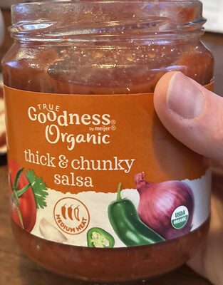 Medium Thick & Chunky Organic Salsa, Medium Thick & Chunky