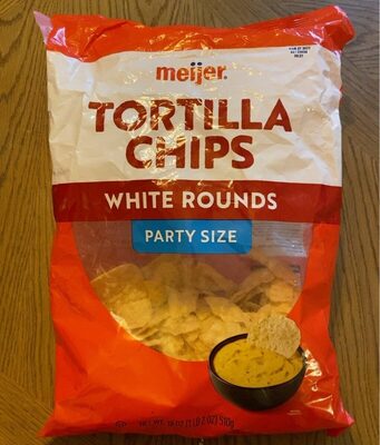 White Rounds Tortilla Chips, White Rounds
