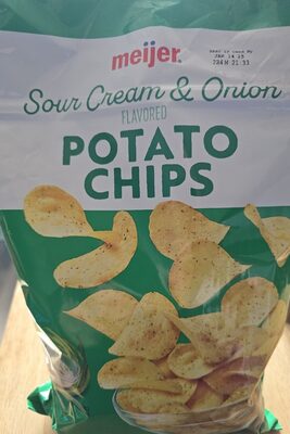 Sour Cream & Onion Potato Chips, Sour Cream & Onion