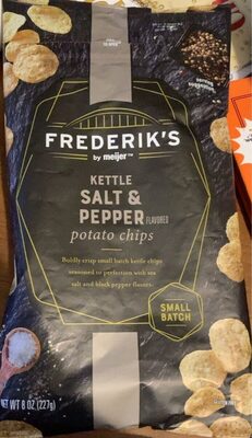 Salt & Pepper Kettle Potato Chips, Salt & Pepper
