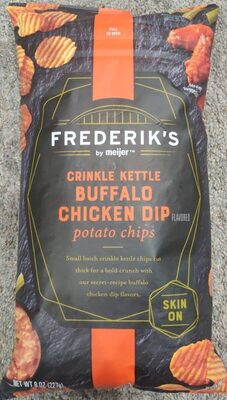 Buffalo Chicken Dip Crinkle Kettle Potato Chips, Buffalo Chicken Dip