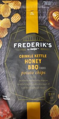 Honey BBQ Crinkle Kettle Potato Chips, Honey BBQ