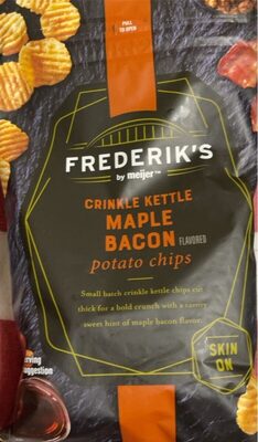 Maple Bacon Crinkle Kettle Potato Chips, Maple Bacon
