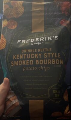 Kentucky Style Smoked Bourbon Crinkle Kettle Potato Chips, Kentucky Style Smoked Bourbon