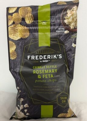 Rosemary & Feta Crinkle Kettle Potato Chips, Rosemary & Feta