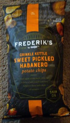 Sweet Pickled Habanero Crinkle Kettle Potato Chips, Sweet Pickled Habanero