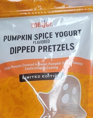 Pumpkin Spice Yogurt Dipped Pretzels, Pumpkin Spice Yogurt