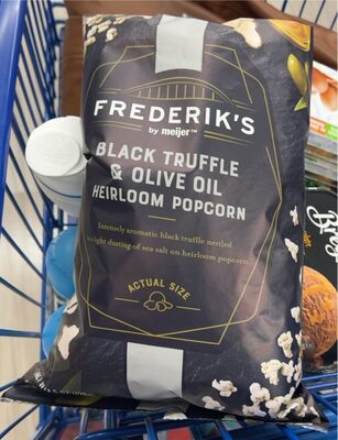 Black Truffle & Olive Oil Heirloom Popcorn, Black Truffle & Olive Oil