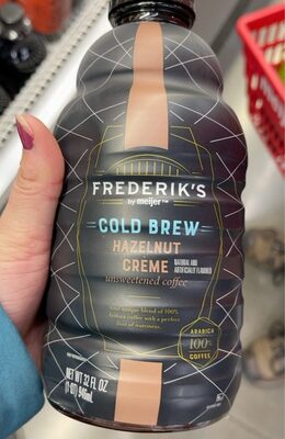 Hazelnut Creme Cold Brew 100% Arabica Unsweetened Coffee, Hazelnut Creme