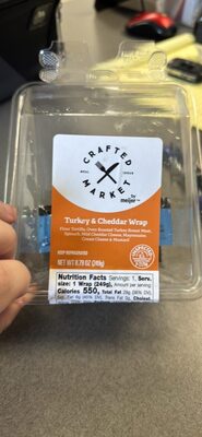 Turkey & Cheddar Wrap, Turkey & Cheddar