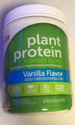 Vanilla Flavor Plant Protein Powder Blend, Vanilla