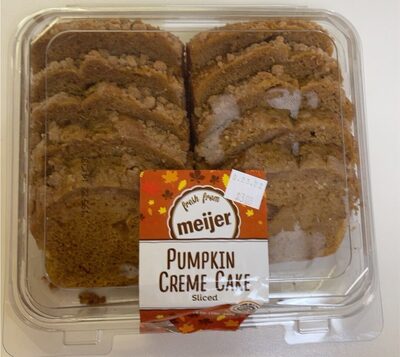 Pumpkin Creme Sliced Cake, Pumpkin Creme