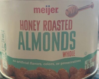 Honey Roasted Whole Almonds, Honey Roasted