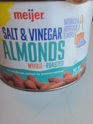Salt & Vinegar Roasted Whole Almonds, Salt & Vinegar Roasted
