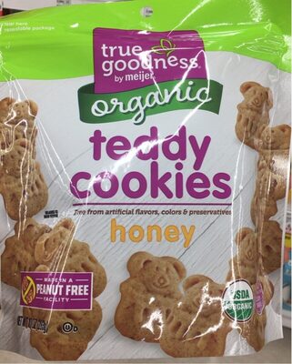 Honey Organic Teddy Cookies, Honey