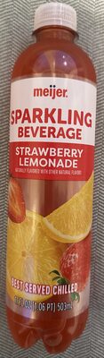 Strawberry Lemonade Sparkling Water Beverage, Strawberry Lemonade