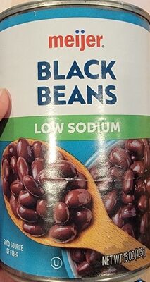 Black Reduced Sodium Beans, Black