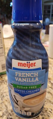 French Vanilla Sugar Free Coffee Creamer, French Vanilla