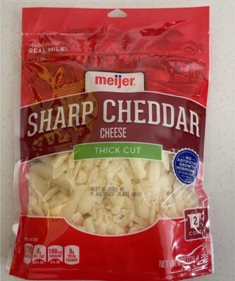 Sharp Cheddar Thick Cut Cheese, Sharp Cheddar
