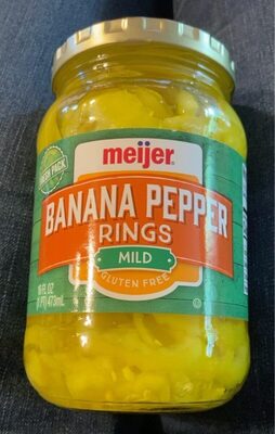 Mild Banana Pepper Rings, Mild Banana