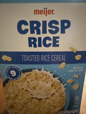 Crisp Rice Oven Toasted Rice Cereal, Crisp Rice