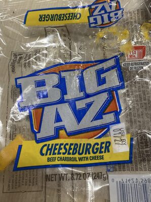 Big AZ Cheeseburger Beef Charbroil With Cheese & Onions