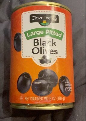 Large Pitted Black Olives