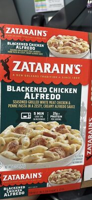 Blackened Chicken Alfredo Seasoned Grilled White Meat Chicken And Penne Pasta In A Zesty, Creamy Cheese Sauce, Blackened Chicken Alfredo