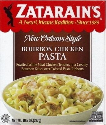 Bourbon Chicken Pasta Roasted White Meat Chicken Tenders In A Creamy Bourbon Sauce Over Twisted Pasta Ribbons, Bourbon Chicken Pasta