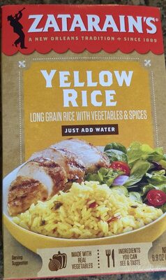 Sides Long Grain Rice With Vegetables & Spices Yellow Rice, Vegetables & Spices