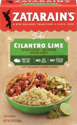 Cilantro Lime Flavored Long Grain Rice With Lime & Spices, Cilantro Lime