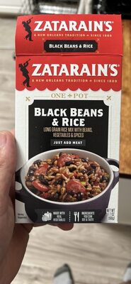 Black Beans & Rice Long Grain Rice Mix With Beans, Vegetables & Spices, Black Beans & Rice