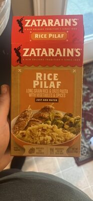 Rice Pilaf Long Grain Rice & Orzo Pasta With Vegetables & Spices Sides, Rice Pilaf